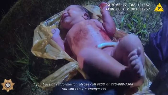 Video Shows Georgia Deputies Finding Baby Alive in Plastic Bag Abandoned on Side of Road