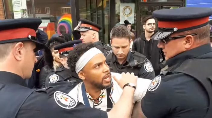 Canadian Preacher Arrested for ‘Disturbing the Peace’ as Crowd Rejects Message of the Gospel