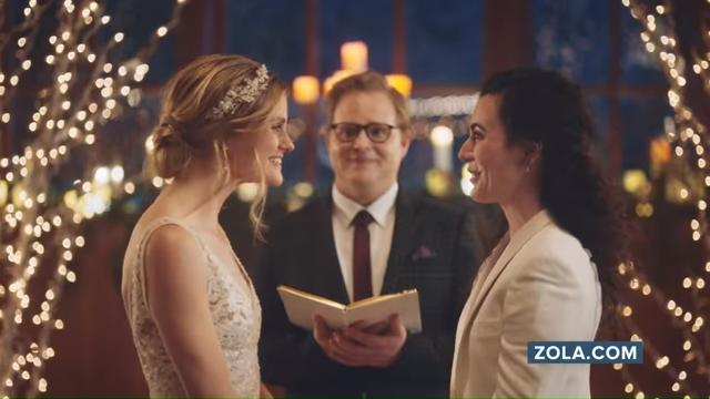 Hallmark Zola lesbian ad