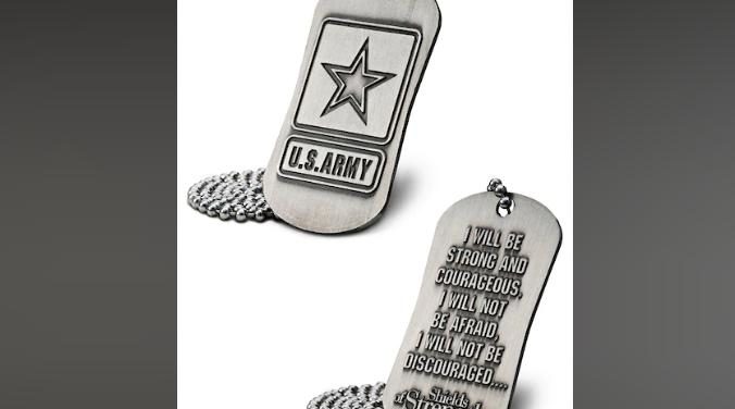Army Trademark Office Asks Christian Company to Stop Putting Scripture on Army-Themed Dog Tags Following Complaint Army Trademark Office Asks Christian Company to Stop Putting Scripture on Army-Themed Dog Tags Following Complaint