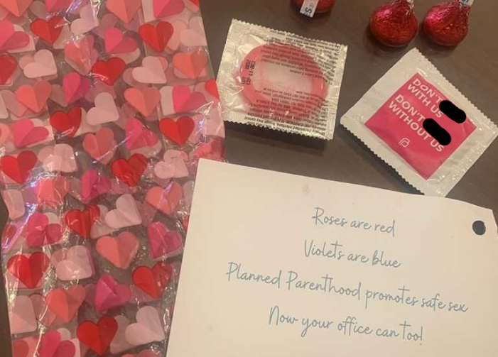 Planned Parenthood Calif. Delivers Gift Bags of Candy, Condoms to Lawmakers on Valentines, ‘National Condom Day’