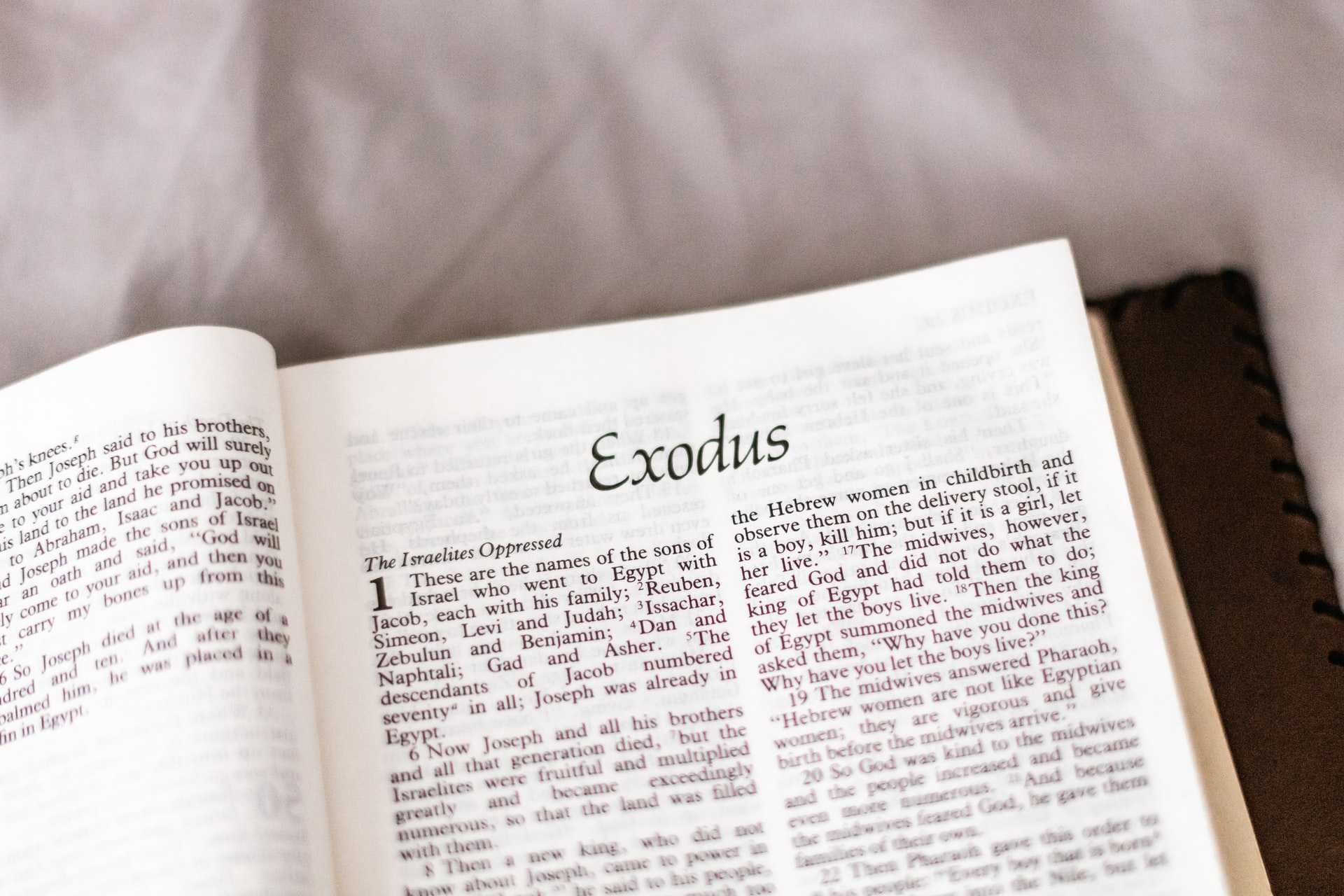 Bible Exodus Credit Sincerely Media Unsplash-compressed