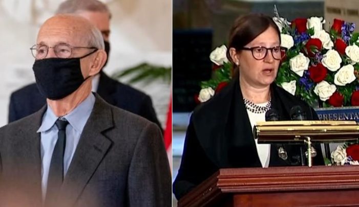 Justice Breyer Calls Ginsburg a ‘Rock of Righteousness,’ Rabbi Hails Her as ‘Our Prophet and North Star’