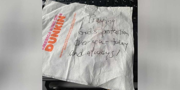 ‘Praying God’s Protection Over You’: Police Officer Finds Encouraging Note on Windshield