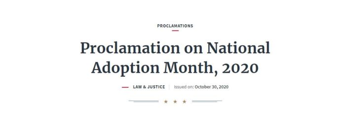 Trump Issues Proclamation Encouraging ‘Adoption as an Alternative to Abortion’