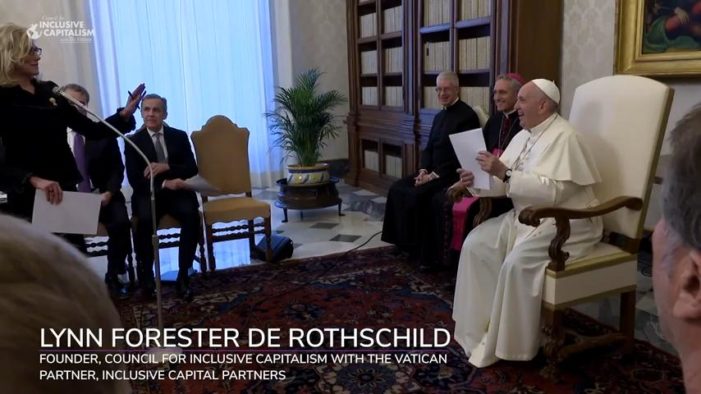 Vatican Joins Some of the Largest Corporations to Promote an Inclusive ‘Reform’ of Capitalism