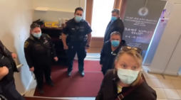 ‘Out! Out!’ Enraged Pastor Volubly Expels Police Disrupting Passover Service
