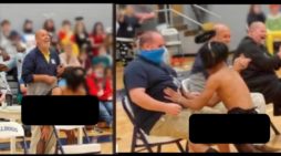 Photos Show Principal Laughing, Staffers Cheering as Scantily-Clad Students Give Lap Dances During ‘Man Pageant’