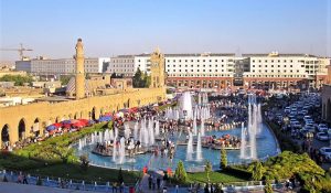 Main square in Erbil, in northern Iraq’s region of Kurdistan. (Askgudmundsen, Creative Commons)