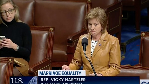 Congresswoman wept, pled with her colleagues to vote against a same-sex marriage bill
