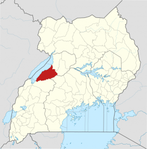 Location of Hoima District in Uganda. (Jarry1250, NordNordWest, Creative Commons)