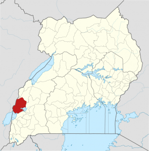 Ubicado en el distrito de Kasese en Uganda. (Colaboradores de OpenStreetMap, Jarry1250, NordNordWest, Creative Commons)