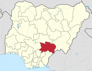 Situado en el estado de Benue en Nigeria.  (Profoss, del original de Uwe Dedering, Creative Commons)
