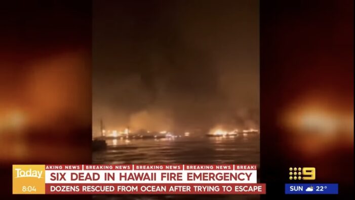 People jump into ocean to escape flames as raging wildfires burn in Hawaii: ‘It’s apocalyptic’