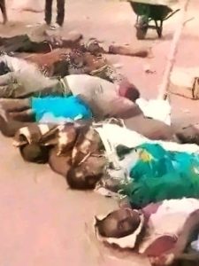 Corpses of Christians killed in massacre by Fulani herdmen on Dec. 25, 2024 in Kwande County, Benue state, Nigeria. (Christian Daily International-Morning Star News)