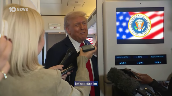 Trump says ‘I think I’m not maybe Heaven-bound … I’m not sure I’m gonna be able to make Heaven’