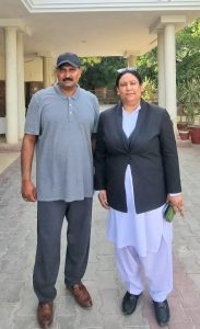 Haroon Shahzad with attorney Aneeqa Maria. (Christian Daily International-Morning Star News)