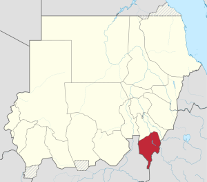Location of Blue Nile state in Sudan. (TUBS, Creative Commons)