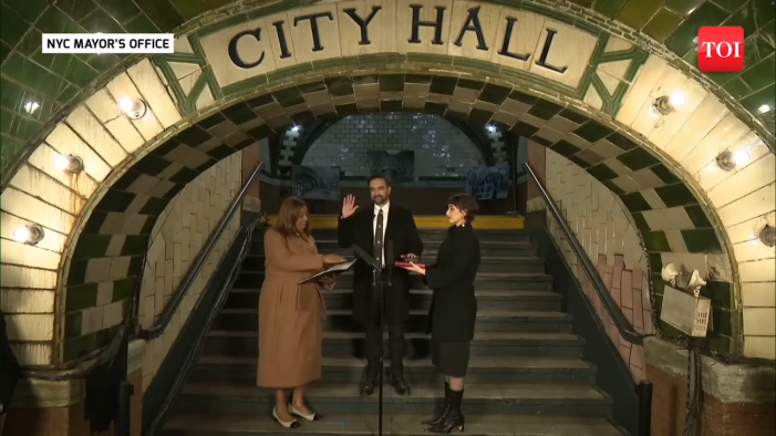 Zohran Mamdani takes oath of office on Quran, becomes first NYC mayor to do so