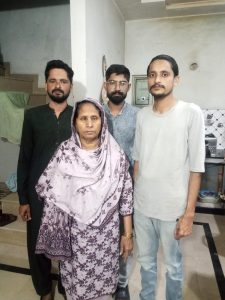 Naseem Bibi and her sons, deprived of their Christian identity in Pakistan's national database despite court orders. (Christian Daily International-Morning Star News)