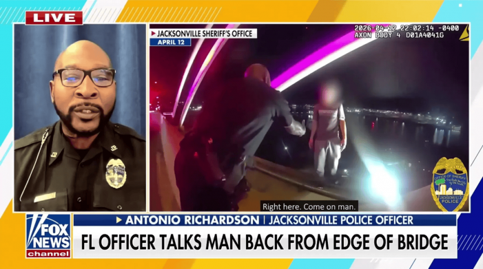‘SPIRIT OF GOD’: Officer talks man off bridge through prayer