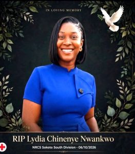 Nigerian Red Cross Society tribute to Lydia Nwankwo, slain in Sokoto state, Nigeria on Oct. 6, 2026. (Facebook)